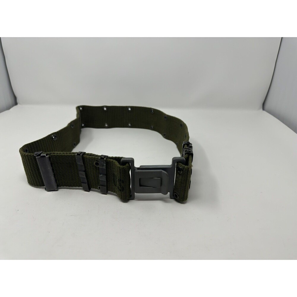 USGI Military LC2 Nylon Web Pistol Belt - Size Medium - Gray Plastic Buckle